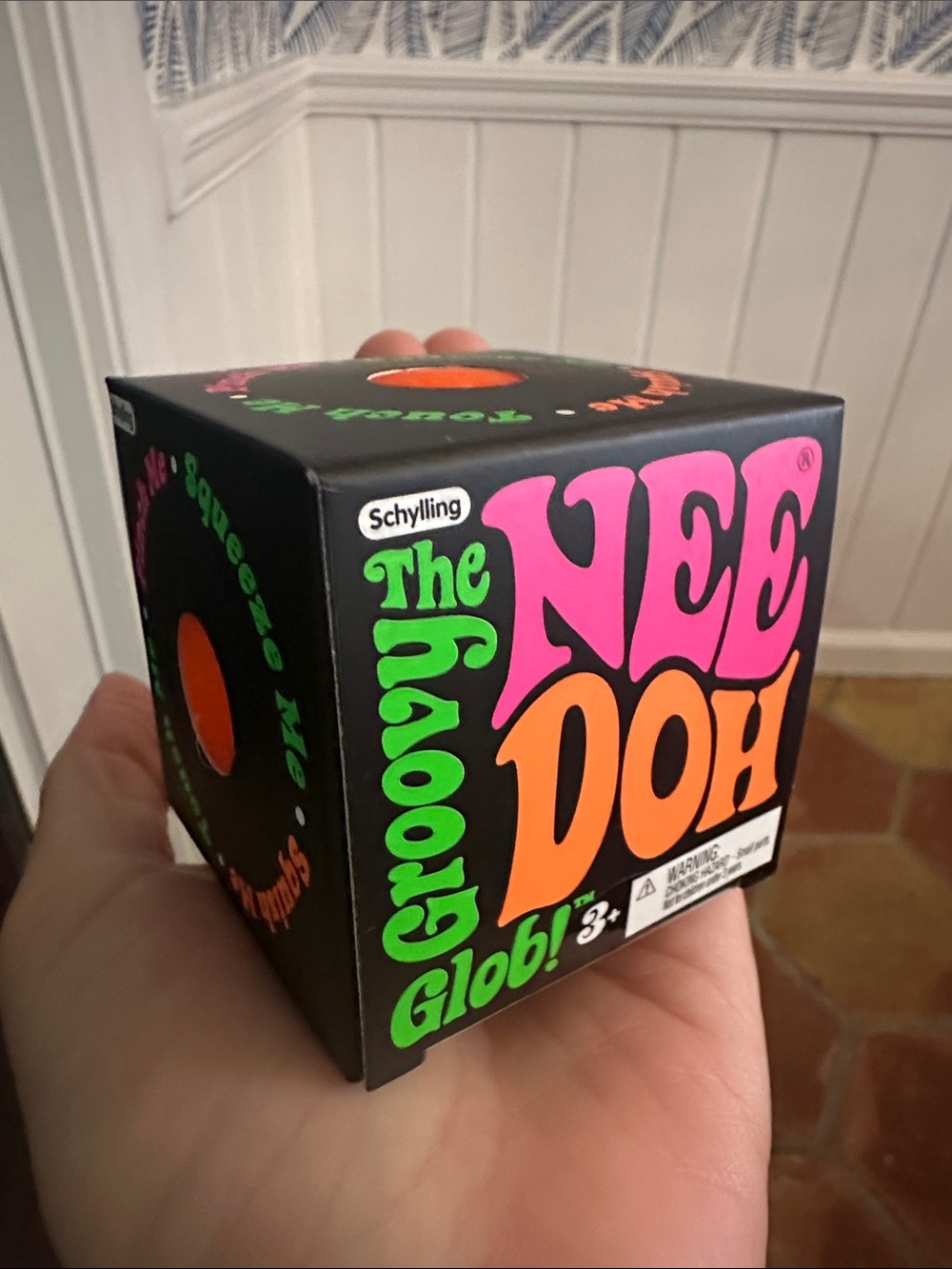 Schylling NeeDoh The Groovy Glob Stress Toy - Orange 🧡